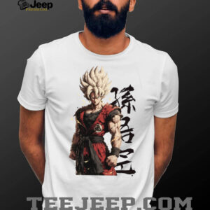 Goku Super Saiyan Japanese Kanji Streetwear T Shirt