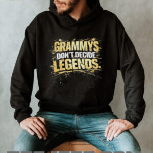 Grammys Don't Decide Legends Vintage Distressed Music Quote Tee