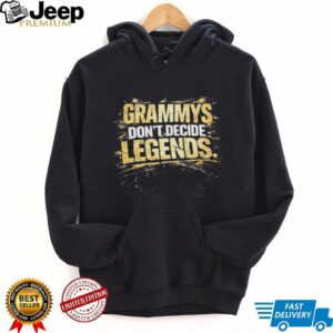 Grammys Don't Decide Legends Vintage Distressed Music Quote Tee