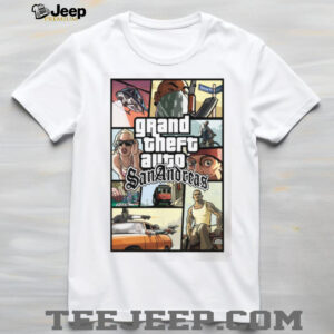 Grand Theft Auto San Andreas GTA Vintage Loading Screen Tee Grand Theft Auto San Andreas GTA Vintage Loading Screen Tee
