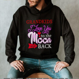 Grandkids I Love You To The Moon and Back Grandmother Gift Shirt Grandkids I Love You To The Moon and Back Grandmother Gift Shirt