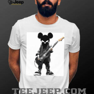 Grunge Cartoon Rocker Mouse Playing Electric Guitar Shirt Grunge Cartoon Rocker Mouse Playing Electric Guitar Shirt