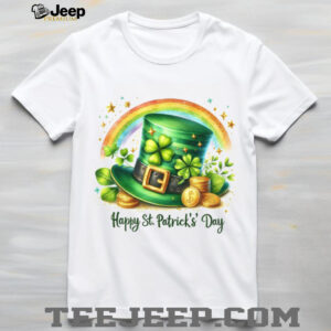 Happy St. Patrick’s Day Leprechaun Hat and Rainbow Tee Happy St. Patrick’s Day Leprechaun Hat and Rainbow Tee