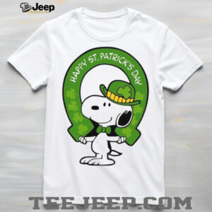 Happy St. Patrick’s Day Lucky Dog with Green T Shirt and Horseshoe Happy St. Patrick’s Day Lucky Dog with Green T Shirt and Horseshoe