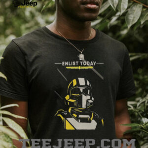 Helldivers 2 Enlist Today Super Earth Recruitment Poster T Shirt