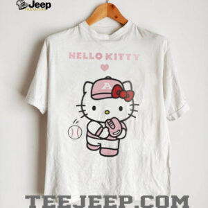 Hello Kitty Baseball Catcher Pink Graphic Sports T Shirt Hello Kitty Baseball Catcher Pink Graphic Sports T Shirt