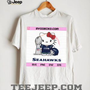 Hello Kitty Seattle Seahawks Super Bowl Champion SVG Football Fan Art