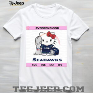 Hello Kitty Seattle Seahawks Super Bowl Champion SVG Football Fan Art