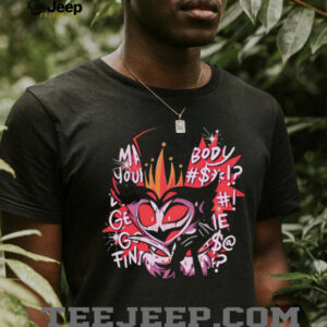 Helluva Boss Stolas “My Body Your Finishing” Artistic Graphic T Shirt Helluva Boss Stolas “My Body Your Finishing” Artistic Graphic T Shirt