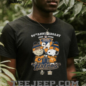 Houston Astros 64th Anniversary 1962 2026 Snoopy Fan T Shirt Houston Astros 64th Anniversary 1962 2026 Snoopy Fan T Shirt