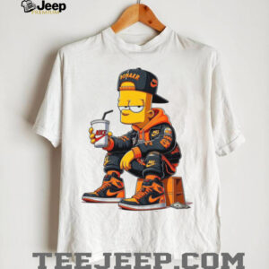 Hypebeast Bart Simpson Streetwear Style Nike Sneakers Graphic Tee