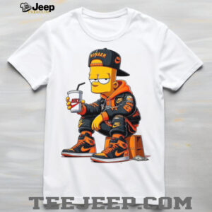 Hypebeast Bart Simpson Streetwear Style Nike Sneakers Graphic Tee