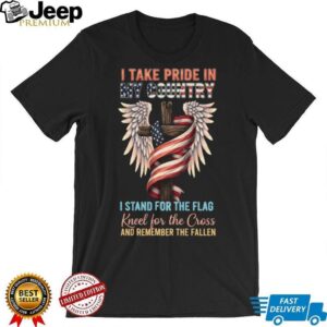 I Stand For The Flag Kneel For The Cross Patriotic Christian Tee I Stand For The Flag Kneel For The Cross Patriotic Christian Tee