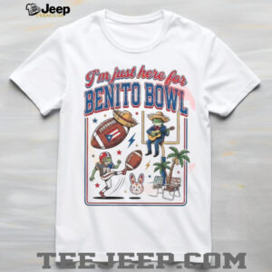 I'm Just Here For Benito Bowl 2026 Puerto Rico Coquí T Shirt