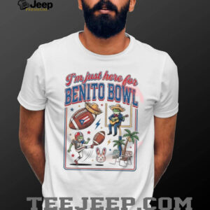 I'm Just Here For Benito Bowl 2026 Puerto Rico Coquí T Shirt