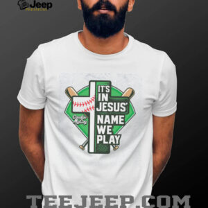 In Jesus Name We Play Baseball Cross T Shirt Design Christian Sports In Jesus Name We Play Baseball Cross T Shirt Design Christian Sports