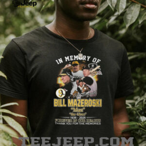 In Memory of Bill Mazeroski 1936 2026 Pittsburgh Pirates “Maz” Tribute T Shirt In Memory of Bill Mazeroski 1936 2026 Pittsburgh Pirates “Maz” Tribute T Shirt