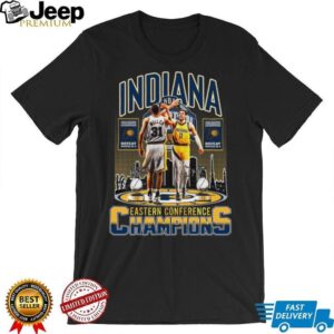 Indiana Pacers Eastern Conference Champions Miller and Haliburton T Shirt