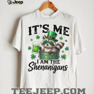 It’s Me I Am The Shenanigans Funny Raccoon St. Patrick’s Day Shirt