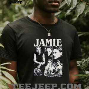 Jamie Campbell Bower upside graphic vintage signature shirt