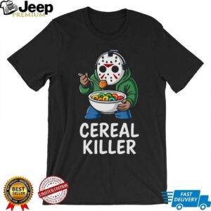 Jason Voorhees Cereal Killer Funny Horror Parody T Shirt Jason Voorhees Cereal Killer Funny Horror Parody T Shirt