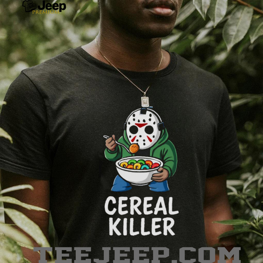Jason Voorhees Cereal Killer Funny Horror Parody T Shirt Jason Voorhees Cereal Killer Funny Horror Parody T Shirt