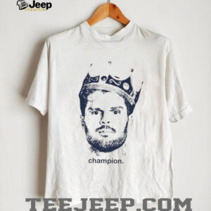 Josh Allen Buffalo Champion Crown Portrait Graphic Tee Josh Allen Buffalo Champion Crown Portrait Graphic Tee