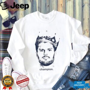 Josh Allen Buffalo Champion Crown Portrait Graphic Tee