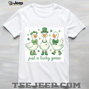 Just a Lucky Goose Trio Cute St. Patrick’s Day Farm Animals T Shirt Just a Lucky Goose Trio Cute St. Patrick’s Day Farm Animals T Shirt