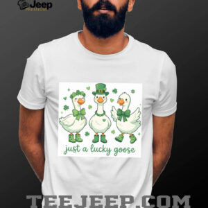 Just a Lucky Goose Trio Cute St. Patrick's Day Farm Animals T Shirt