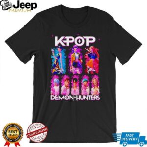 K Pop Demon Hunters Anime Style Group Graphic T Shirt K Pop Demon Hunters Anime Style Group Graphic T Shirt