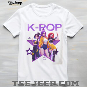 K Pop Star Anime Girl Group Purple Star Graphic T Shirt K Pop Star Anime Girl Group Purple Star Graphic T Shirt