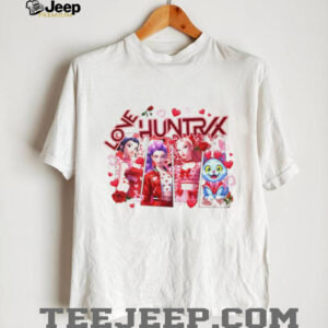 KPop Demon Hunters love Huntrix heart Valentines Day 2026 shirt
