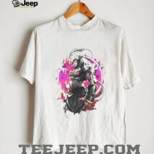 Kid Buu Dragon Ball Z Abstract Splatter Art Tee