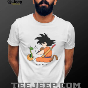 Kid Goku Dragon Charmer Flute & Shenron Baby T Shirt