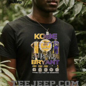 Kobe Bryant #8 and #24 Career Evolution Championship Rings T Shirt Kobe Bryant #8 and #24 Career Evolution Championship Rings T Shirt