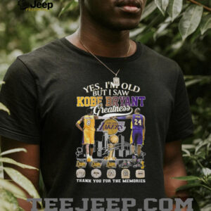 Kobe Bryant Greatness No. 8 and No. 24 Lakers Championship Rings T Shirt Kobe Bryant Greatness No. 8 and No. 24 Lakers Championship Rings T Shirt