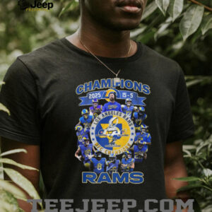 Los Angeles Rams 2025 NFC Champions Commemorative Team Shirt Los Angeles Rams 2025 NFC Champions Commemorative Team Shirt