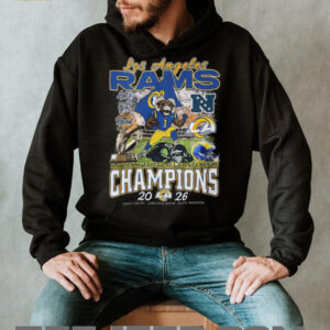 Los Angeles Rams 2026 NFC Champions Victory Celebration Graphic T Shirt
