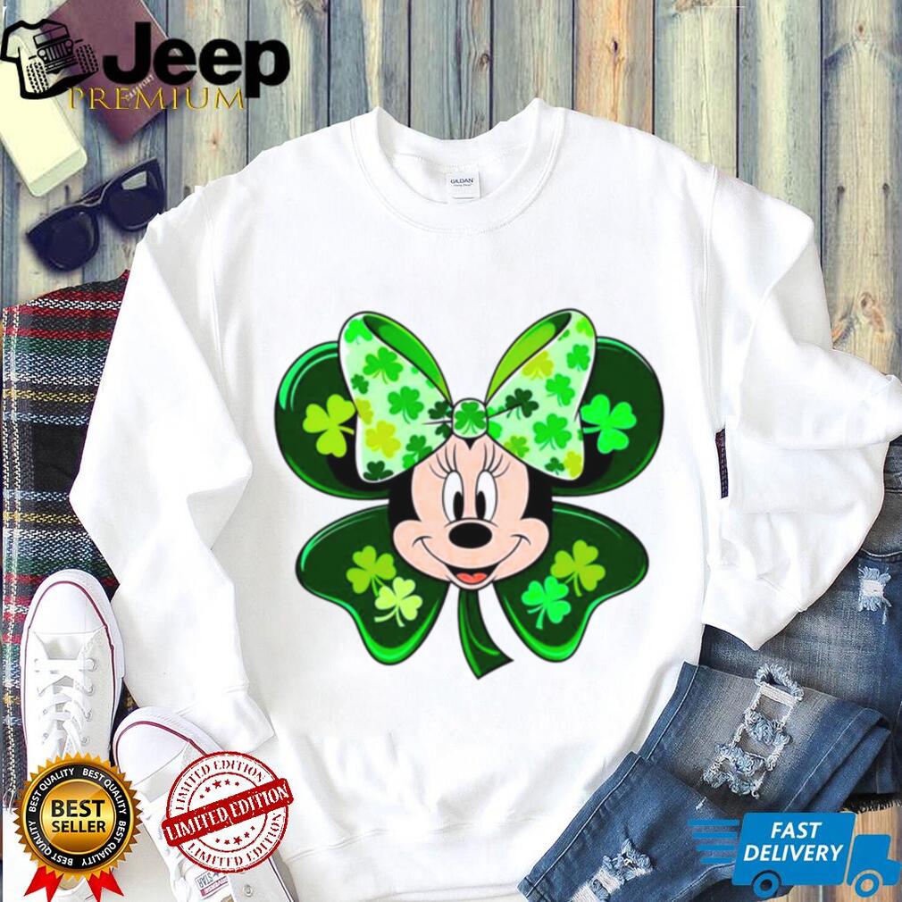 Lucky Mouse Ears Shamrock Bow St. Patrick’s Day Cartoon Design T Shirt Lucky Mouse Ears Shamrock Bow St. Patrick’s Day Cartoon Design T Shirt