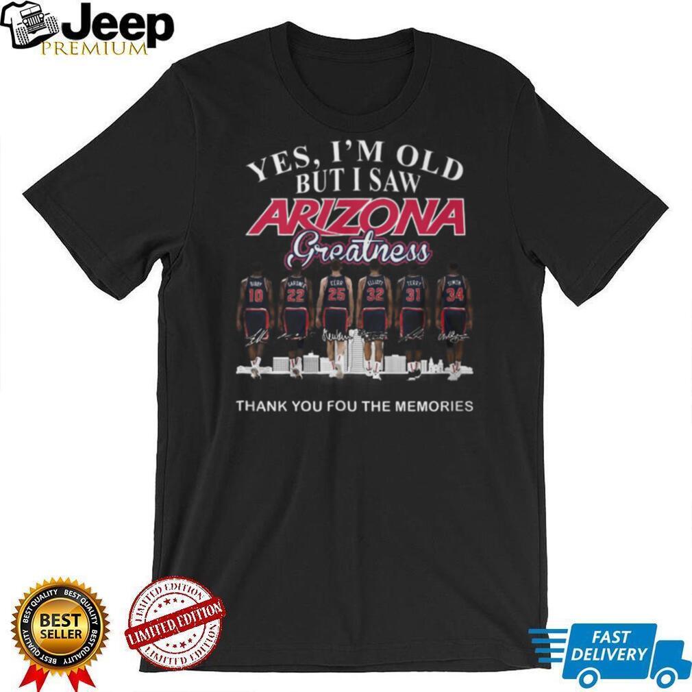 Arizona Greatness Basketball Legends 1997 National Champions Memory T Shirt Arizona Greatness Basketball Legends 1997 National Champions Memory T Shirt