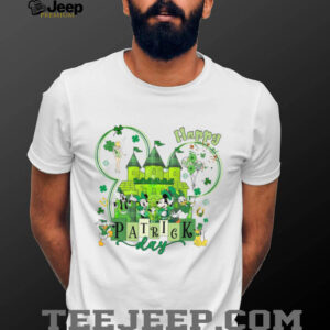 Magical Green Castle Mickey and Friends St. Patrick's Day Celebration Shirt