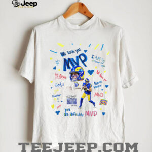 Matthew Stafford MVP Rams House Fan Doodle Art Graphic Tee