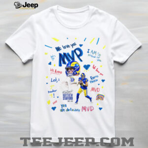 Matthew Stafford MVP Rams House Fan Doodle Art Graphic Tee