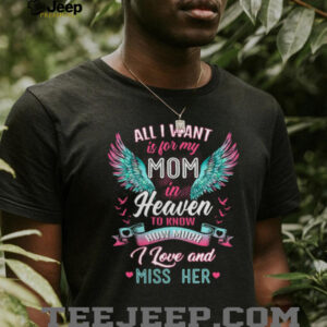 Memorial Mom In Heaven Angel Wings Remembrance T Shirt Memorial Mom In Heaven Angel Wings Remembrance T Shirt