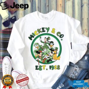 Mickey & Co. Est 1928 St. Patrick's Day Friends Green Squad T Shirt