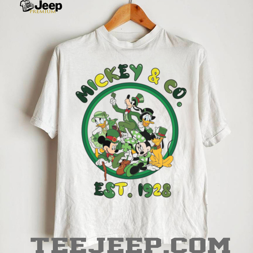 Mickey & Co. Est 1928 St. Patrick’s Day Friends Green Squad T Shirt Mickey & Co. Est 1928 St. Patrick’s Day Friends Green Squad T Shirt