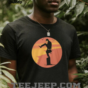 Ministry of Silly Walks Beach Sunset Silhouette Graphic T Shirt Ministry of Silly Walks Beach Sunset Silhouette Graphic T Shirt