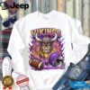 Vikings Football Warrior with Axes Graphic Tee Vikings Football Warrior with Axes Graphic Tee