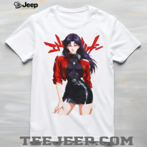 Misato Katsuragi Evangelion Anime Aesthetic Streetwear T Shirt Misato Katsuragi Evangelion Anime Aesthetic Streetwear T Shirt